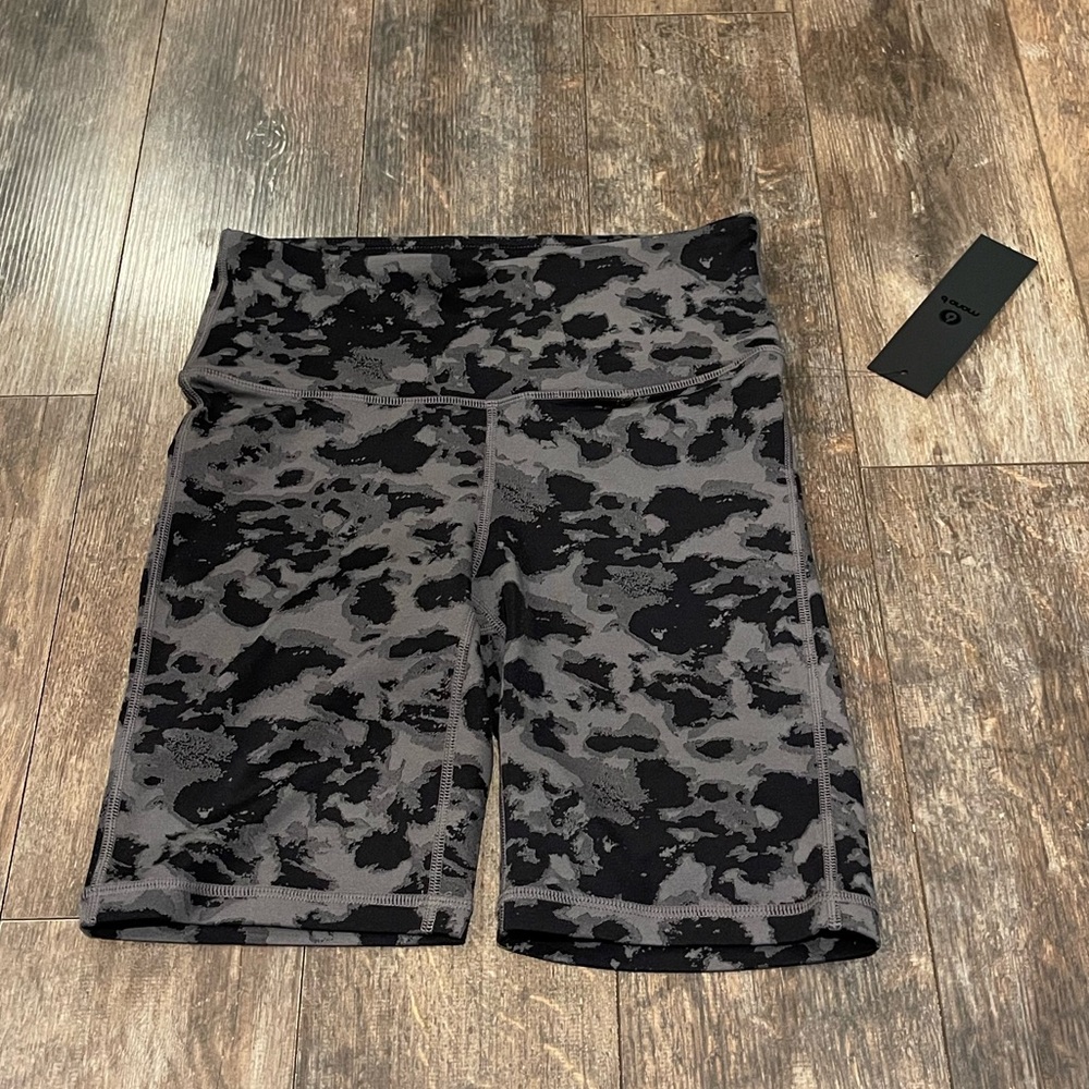 Mono B Black and Gray Athletic Shorts